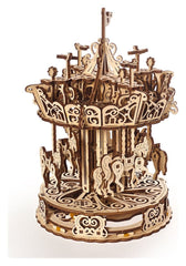 Ugears 3D Wooden Puzzle Carousel 4820184121072
