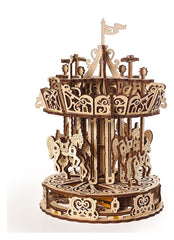 Ugears 3D Wooden Puzzle Carousel 4820184121072