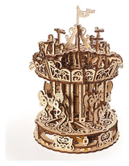 Ugears 3D Wooden Puzzle Carousel 4820184121072