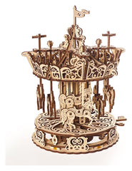 Ugears 3D Wooden Puzzle Carousel 4820184121072