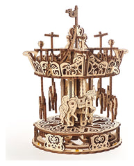 Ugears 3D Wooden Puzzle Carousel 4820184121072