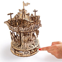 Ugears 3D Wooden Puzzle Carousel 4820184121072