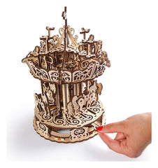 Ugears 3D Wooden Puzzle Carousel 4820184121072