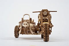 Ugears 3D Wooden Puzzle Scrambler UGR-10 with sidecar 4820184121133