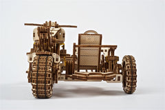 Ugears 3D Wooden Puzzle Scrambler UGR-10 with sidecar 4820184121133