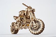 Ugears 3D Wooden Puzzle Scrambler UGR-10 with sidecar 4820184121133