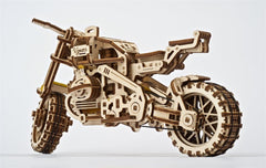 Ugears 3D Wooden Puzzle Scrambler UGR-10 with sidecar 4820184121133