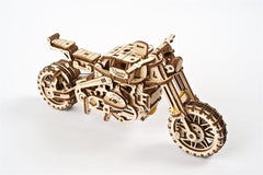 Ugears 3D Wooden Puzzle Scrambler UGR-10 with sidecar 4820184121133