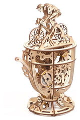 Ugears 3D Wooden Puzzle Automaton Cyclist 4820184121195