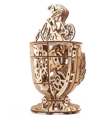 Ugears 3D Wooden Puzzle Automaton Cyclist 4820184121195