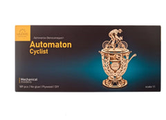 Ugears 3D Wooden Puzzle Automaton Cyclist 4820184121195