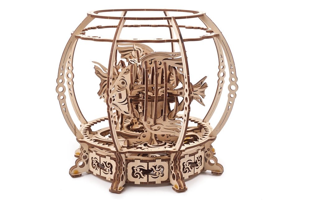 Ugears 3D Wooden Puzzle Mechanical Aquarium 4820184121263