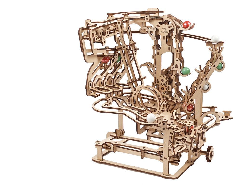 Ugears 3D Wooden Puzzle Marble Run Chain Hoist 4820184121270