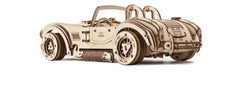 Ugears 3D Wooden Puzzle Drift Cobra Racing Car 4820184121317