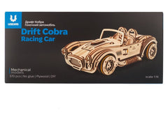 Ugears 3D Wooden Puzzle Drift Cobra Racing Car 4820184121317