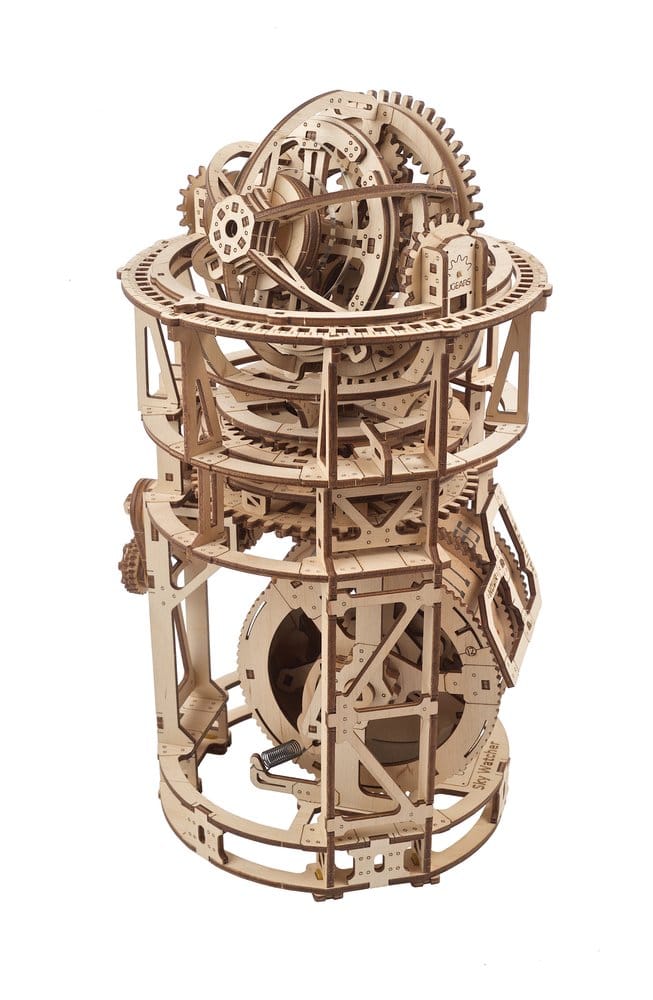 Ugears 3D Wooden Puzzle Sky Watcher Tourbillon Table Clock 4820184121324