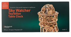 Ugears 3D Wooden Puzzle Sky Watcher Tourbillon Table Clock 4820184121324