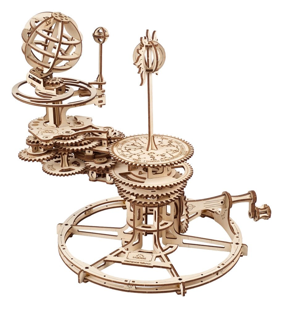 Ugears 3D Wooden Puzzle Mechanical Tellurion 4820184121355