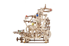 Ugears 3D Wooden Puzzle Marble Run Tiered Hoist 4820184121393