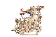 Ugears 3D Wooden Puzzle Marble Run Tiered Hoist 4820184121393