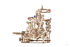 Ugears 3D Wooden Puzzle Marble Run Tiered Hoist 4820184121393