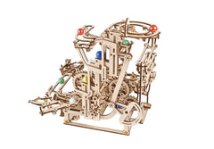Ugears 3D Wooden Puzzle Marble Run Tiered Hoist 4820184121393