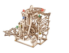 Ugears 3D Wooden Puzzle Marble Run Tiered Hoist 4820184121393