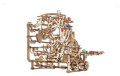 Ugears 3D Wooden Puzzle Marble Run Tiered Hoist 4820184121393