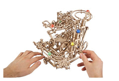 Ugears 3D Wooden Puzzle Marble Run Tiered Hoist 4820184121393
