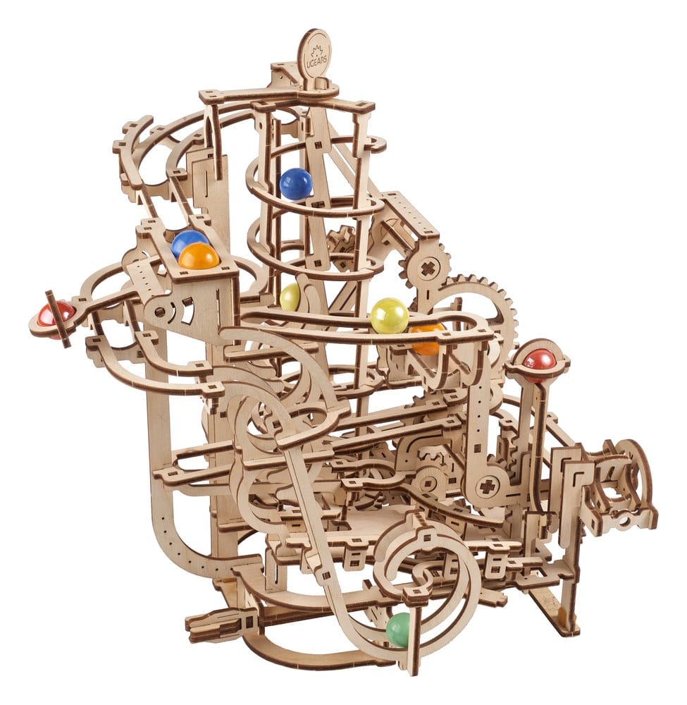 Ugears 3D Wooden Puzzle Marble Run Spiral Hoist 4820184121492