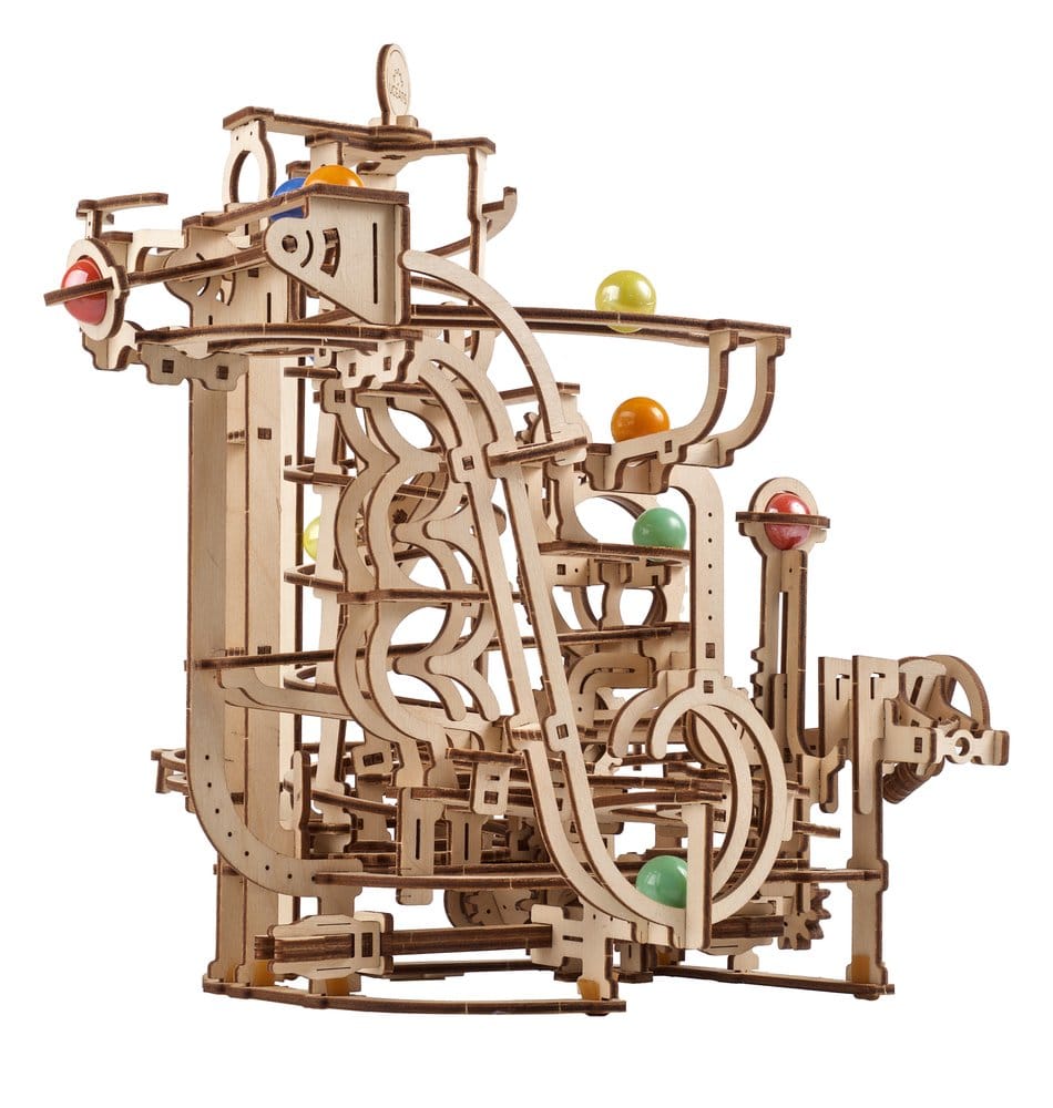 Ugears 3D Wooden Puzzle Marble Run Spiral Hoist 4820184121492
