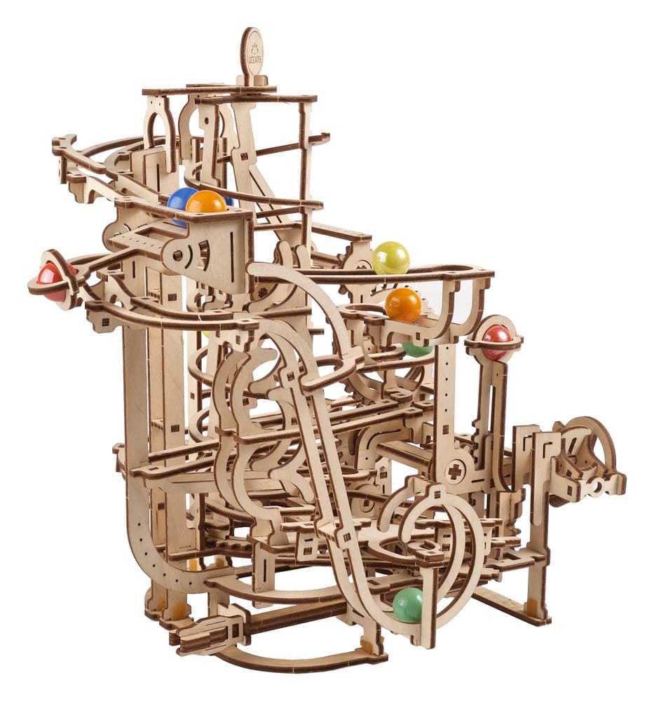 Ugears 3D Wooden Puzzle Marble Run Spiral Hoist 4820184121492