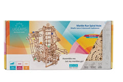 Ugears 3D Wooden Puzzle Marble Run Spiral Hoist 4820184121492