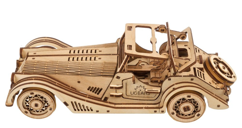 Ugears 3D Wooden Puzzle Sports Car Rapid Mouse 4820184121744