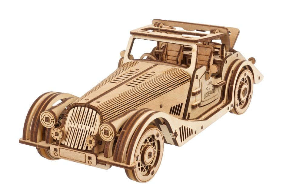 Ugears 3D Wooden Puzzle Sports Car Rapid Mouse 4820184121744