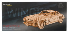 Ugears 3D Wooden Puzzle Winged Sports Coupe 4820184121775