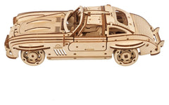 Ugears 3D Wooden Puzzle Winged Sports Coupe 4820184121775