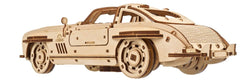 Ugears 3D Wooden Puzzle Winged Sports Coupe 4820184121775