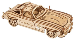 Ugears 3D Wooden Puzzle Winged Sports Coupe 4820184121775