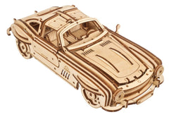 Ugears 3D Wooden Puzzle Winged Sports Coupe 4820184121775