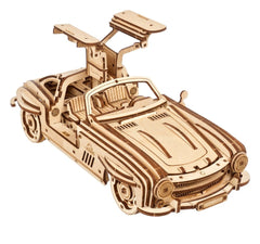 Ugears 3D Wooden Puzzle Winged Sports Coupe 4820184121775