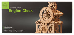 Ugears 3D Wooden Puzzle Engine Clock 4820184121843