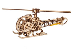 Ugears 3D Wooden Puzzle Mini Helicopter 4820184121935