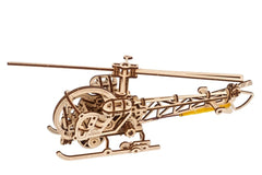 Ugears 3D Wooden Puzzle Mini Helicopter 4820184121935