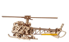 Ugears 3D Wooden Puzzle Mini Helicopter 4820184121935