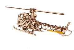 Ugears 3D Wooden Puzzle Mini Helicopter 4820184121935