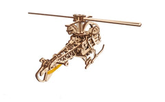 Ugears 3D Wooden Puzzle Mini Helicopter 4820184121935