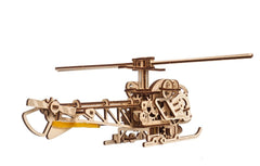 Ugears 3D Wooden Puzzle Mini Helicopter 4820184121935