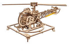Ugears 3D Wooden Puzzle Mini Helicopter 4820184121935