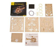 Ugears 3D Wooden Puzzle Mini Helicopter 4820184121935